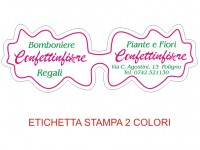 Etichette adesive per fioristi, fiorai e vivaisti (mm 67x23)  (cod.89G)
